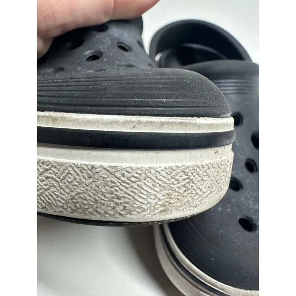 Crocs Crocband Clog Black US Kids/Toddler Size C 9 Rubber Back Strap
